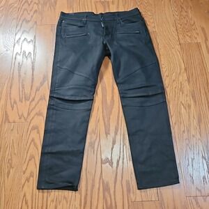 Hudson Blinder Biker Moto Skinny Jeans Buttonfly Men's Size 40 40x34 Distressed
